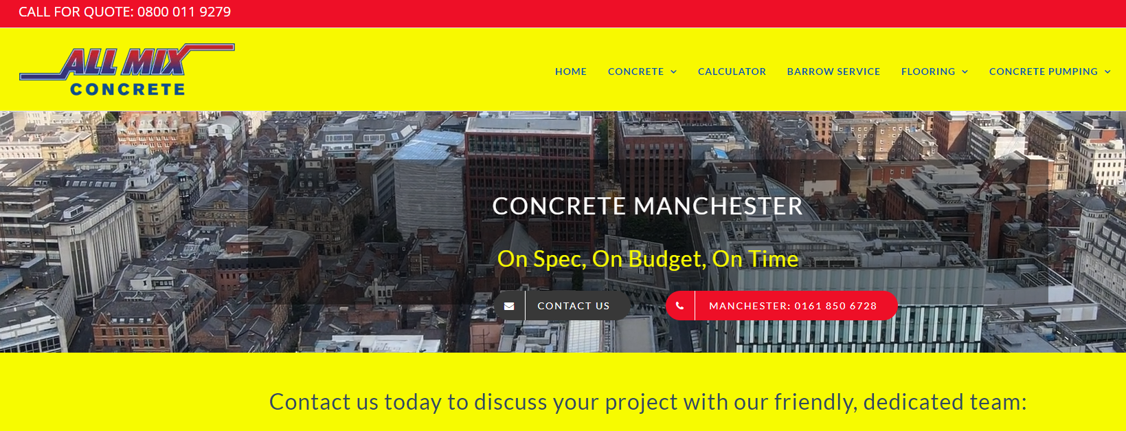 concrete Manchester